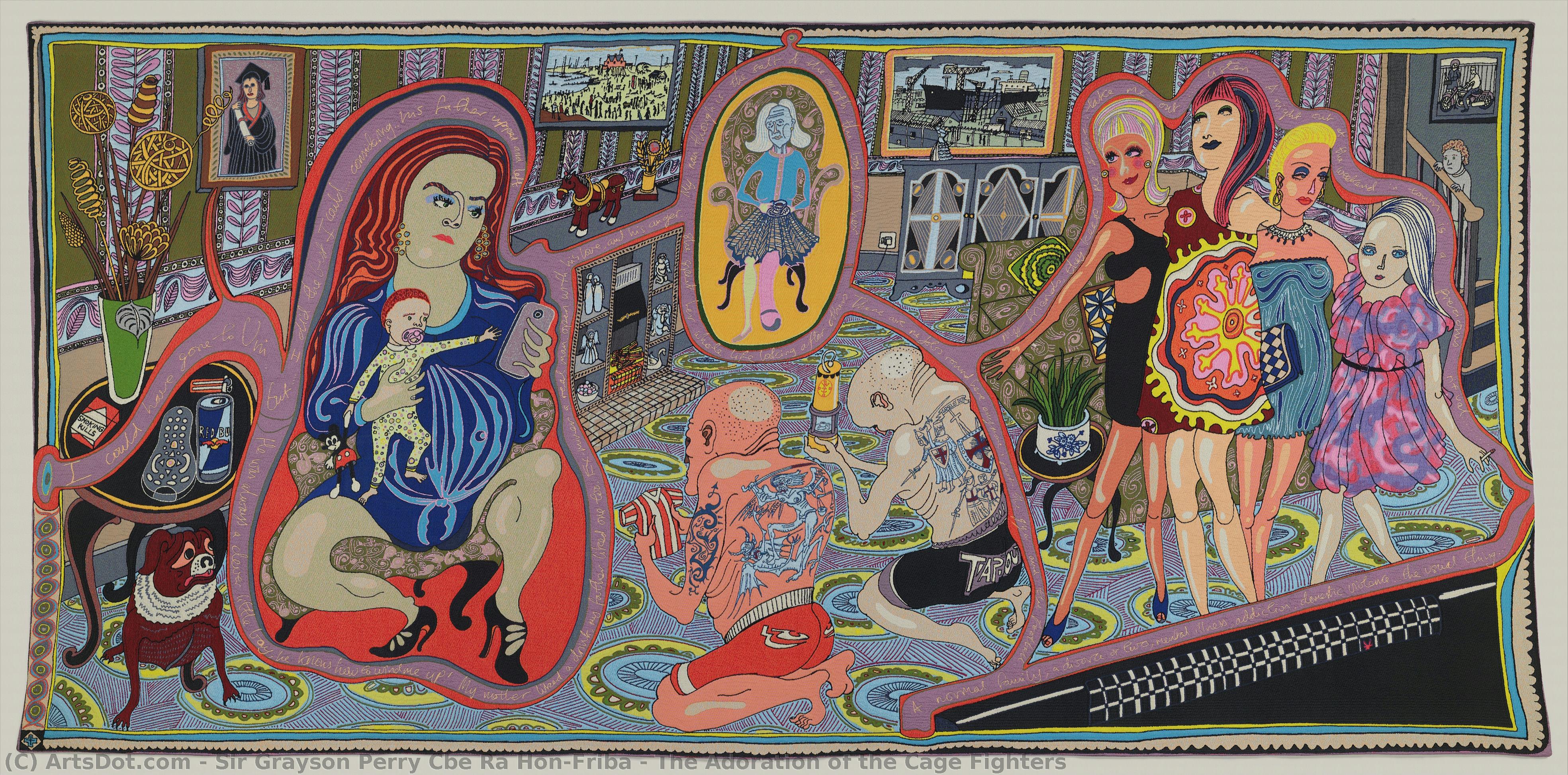 The Adoration Of The Cage Fighters — Grayson Perry