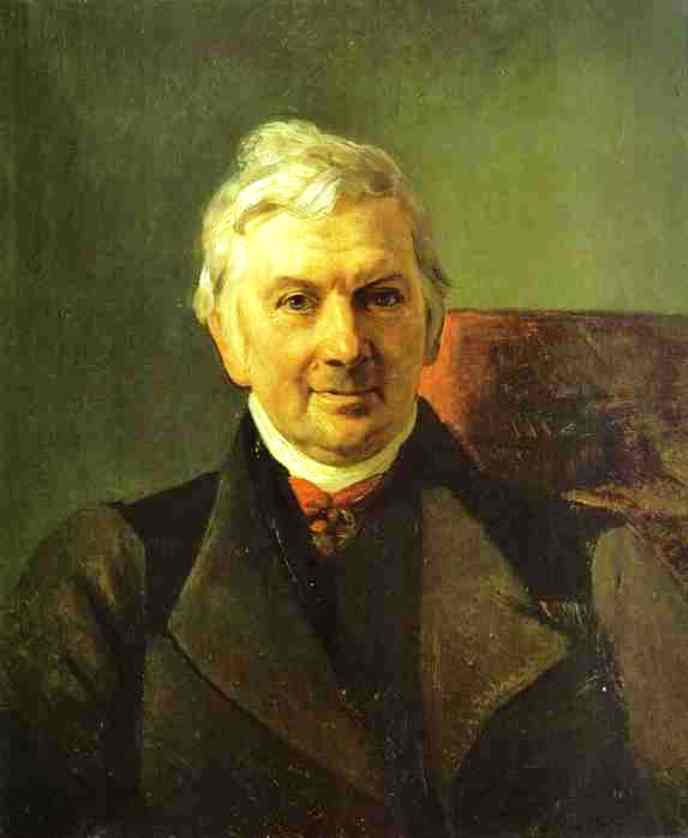 Portrait Of The Professor Of The Moscow Medical Academy K. A. Janish — Karl Pavlovich Brulloff