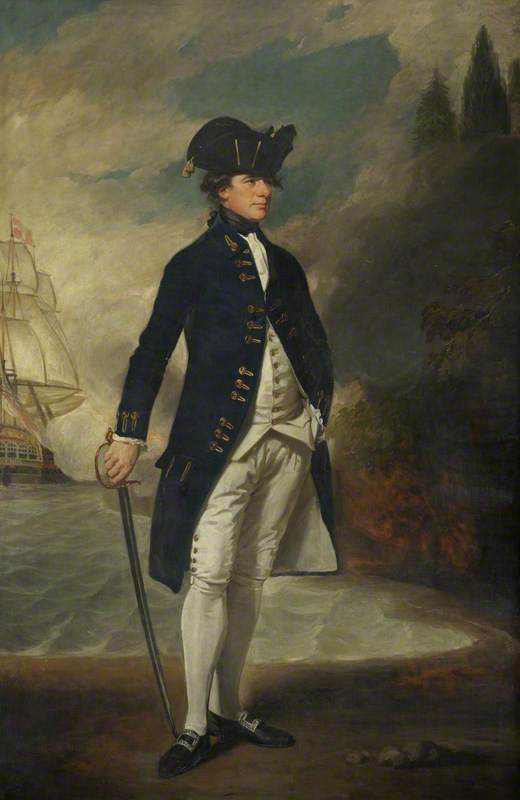 Captain, Later Admiral, Sir Hyde Parker (1739–1807) — George Romney