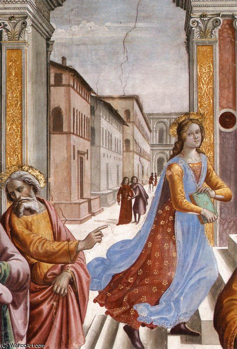 Presentation Of The Virgin(detail)2 — Domenico Ghirlandaio