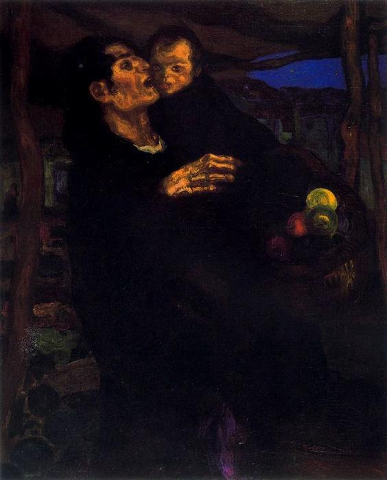 Old Gypsy Woman With Child — Hermen Anglada Camarasa