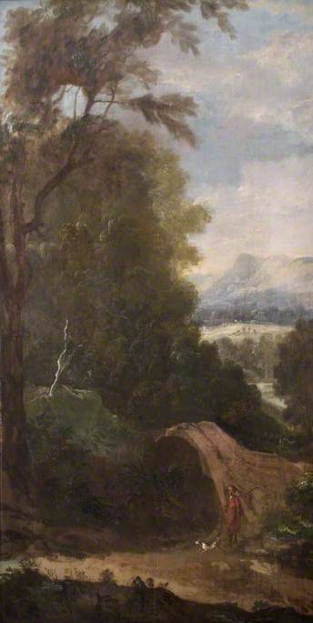 Landscape With A Man And A Dog — Robert Robinson
