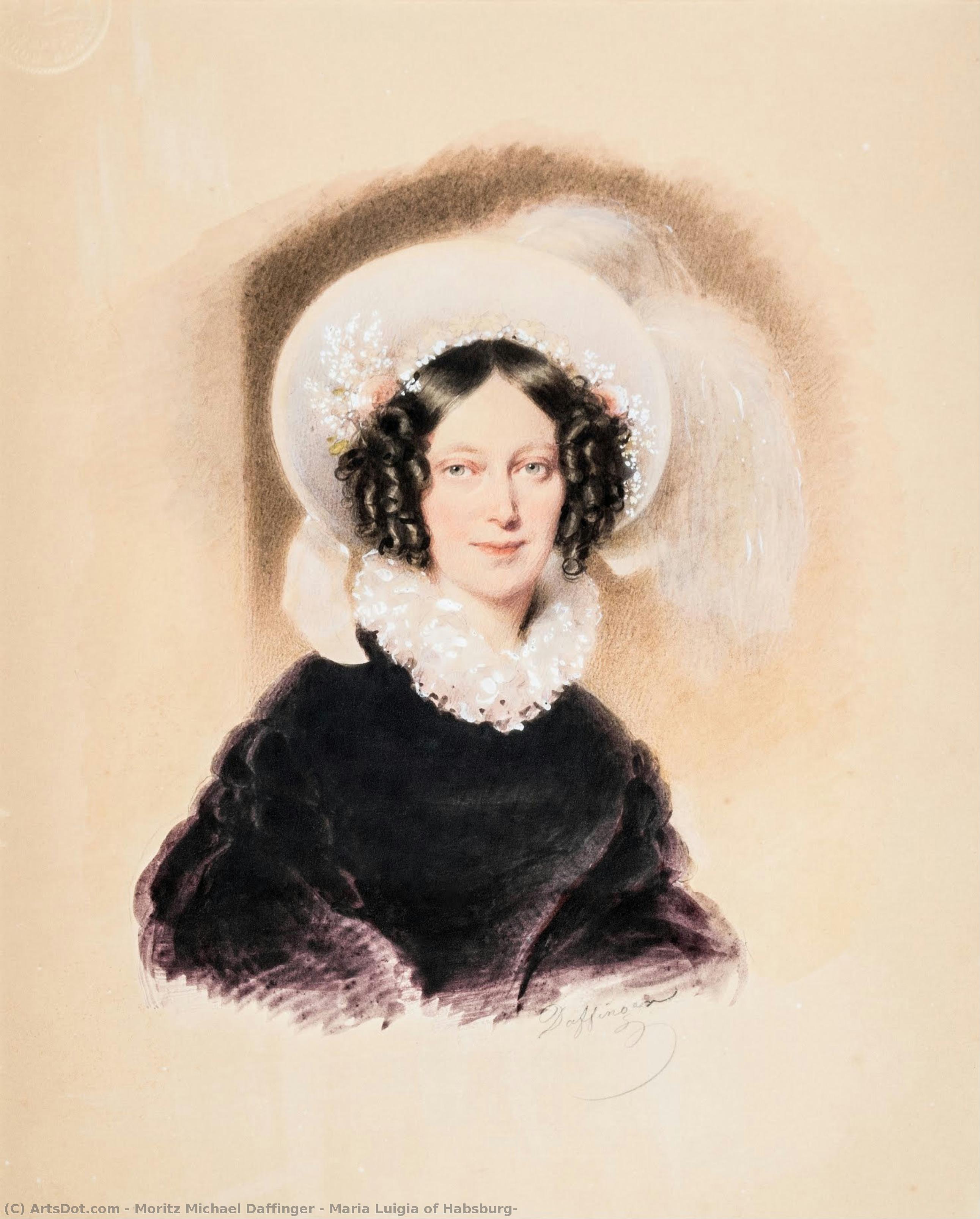 Maria Luigia Of Habsburg — Moritz Michael Daffinger