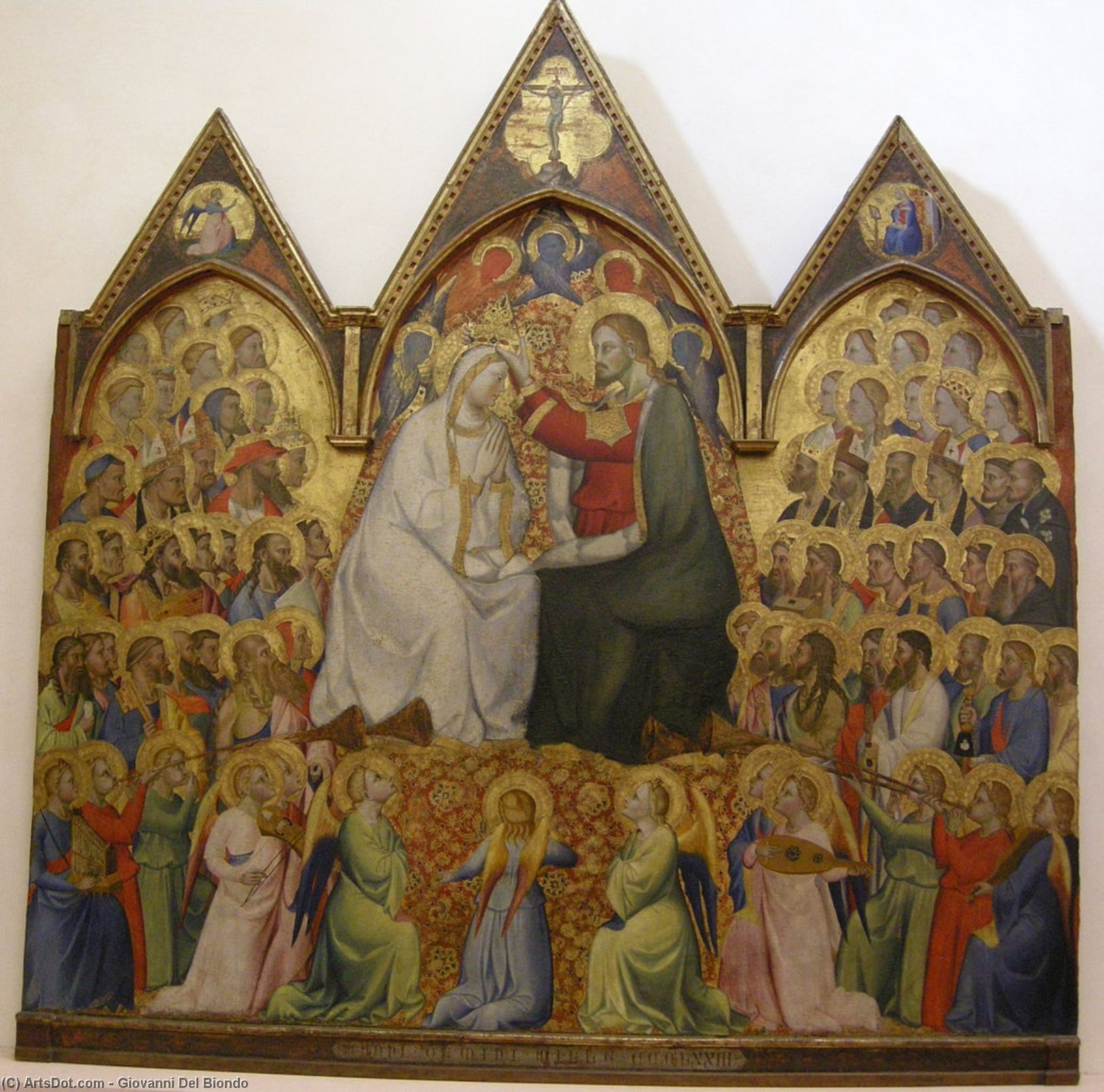 Incoronazione Della Vergine — Giovanni Del Biondo