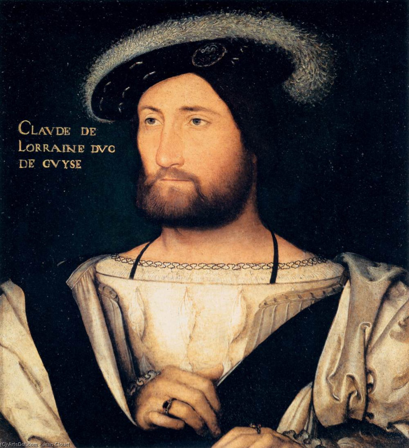 Portrait Of Claude Of Lorraine, Duke Of Guise — Žan Klo
