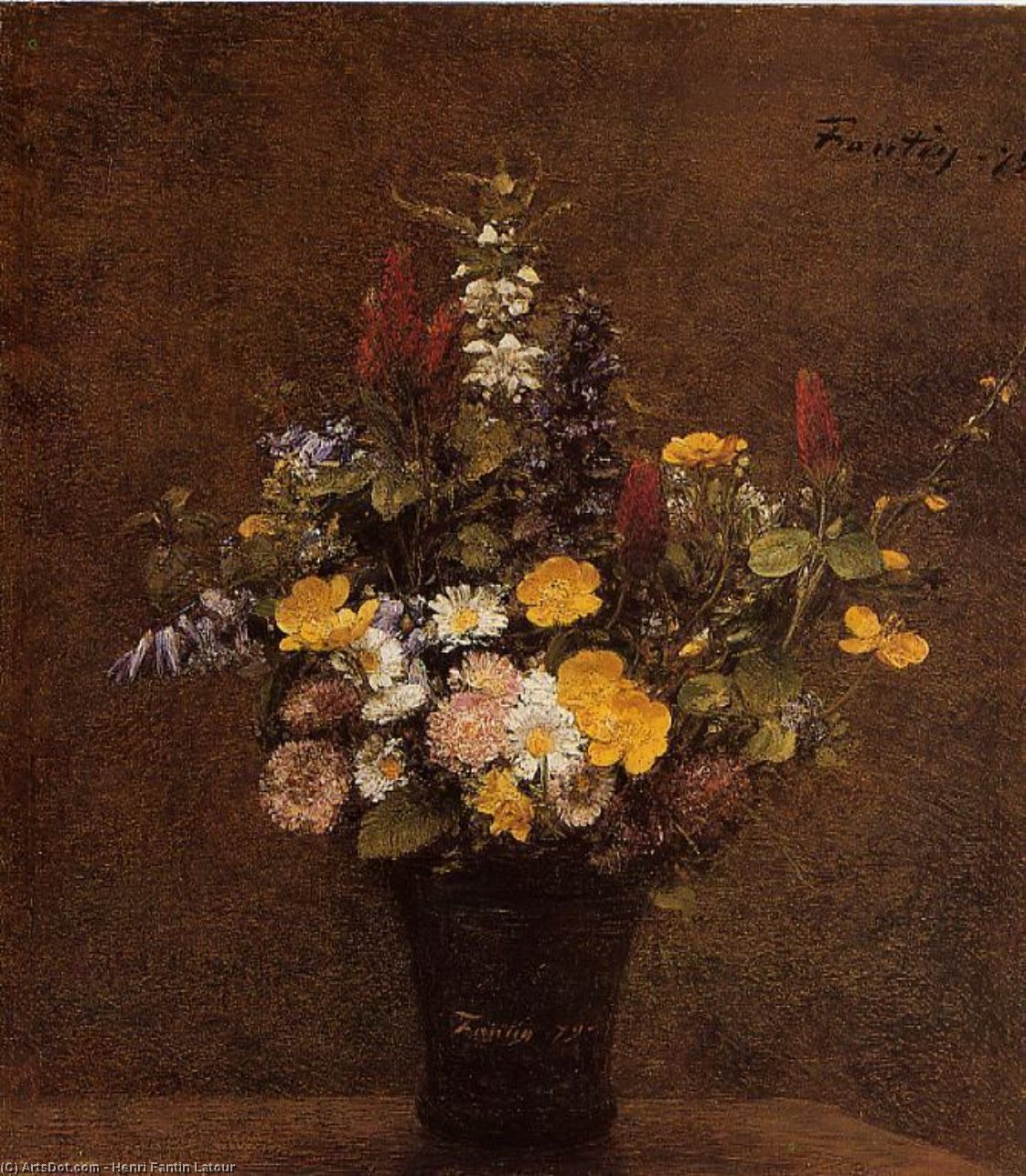 Wildflowers — Henri Fantin-latour