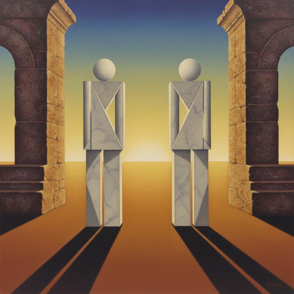 The Silent Sentinel Of The Golden Horizon — Marc Duvallier