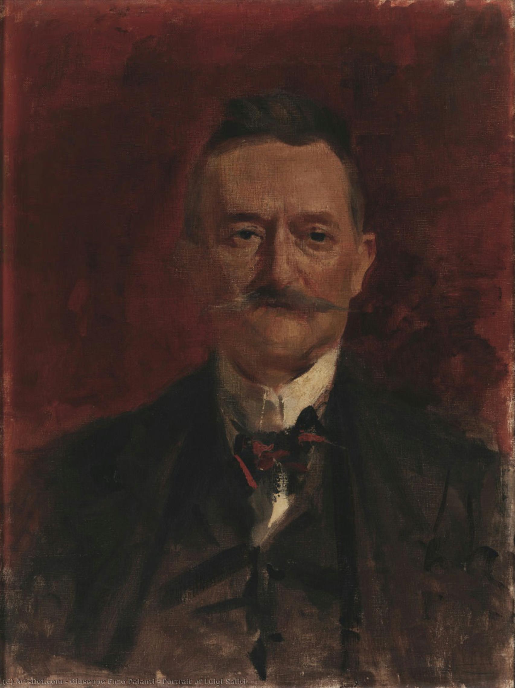 Portrait Of Luigi Salici — Giuseppe Enzo Palanti