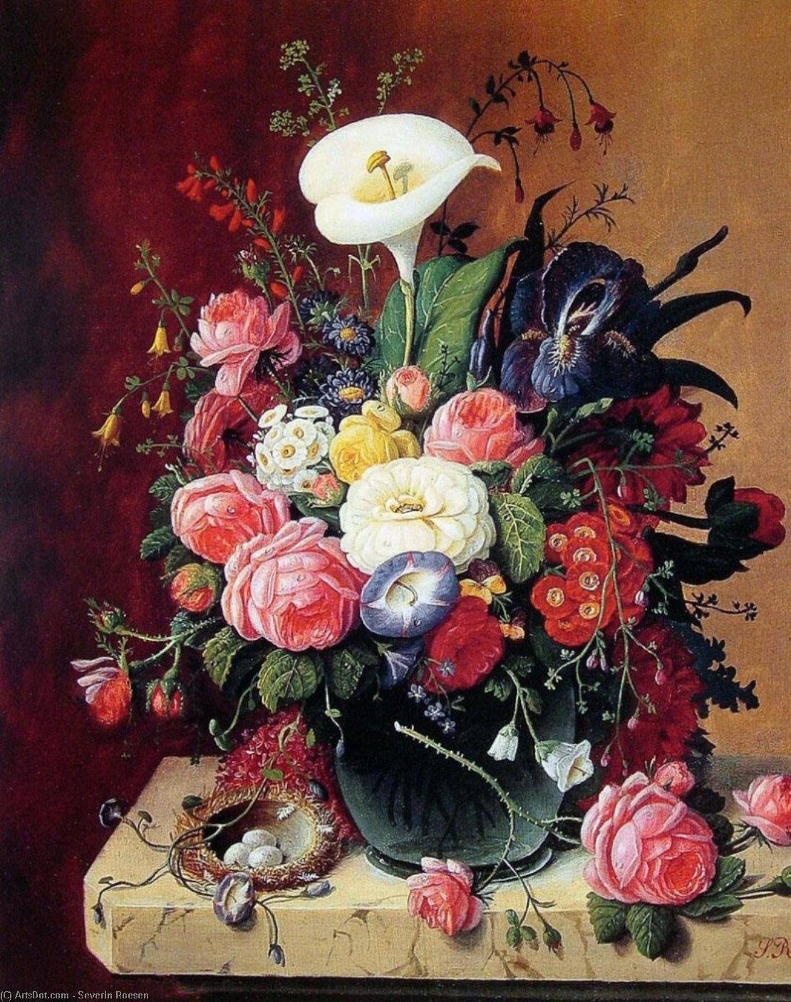 Floral Still Life — Severin Roesen
