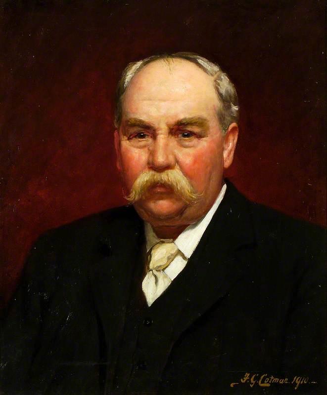 Frank Woolnough, Ipswich Museum Curator — Frederick George Cotman