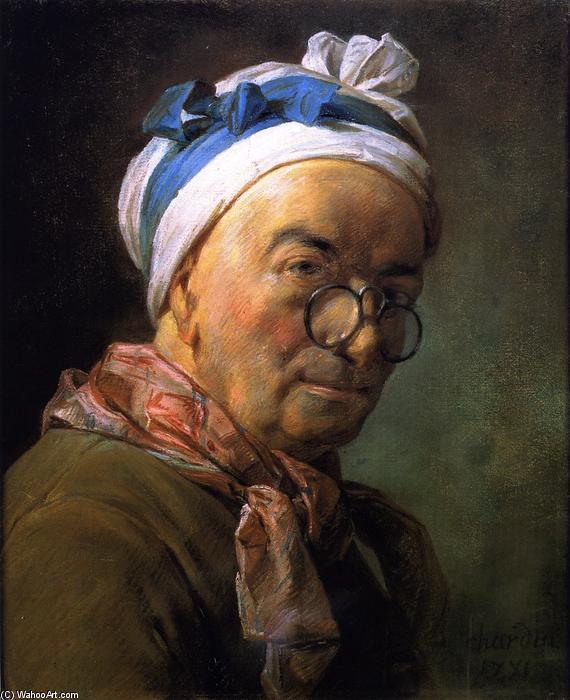 Autorretrato (también Conocido Como Retrato De Chardin Con Gafas) — Jean-baptiste-siméon Chardin