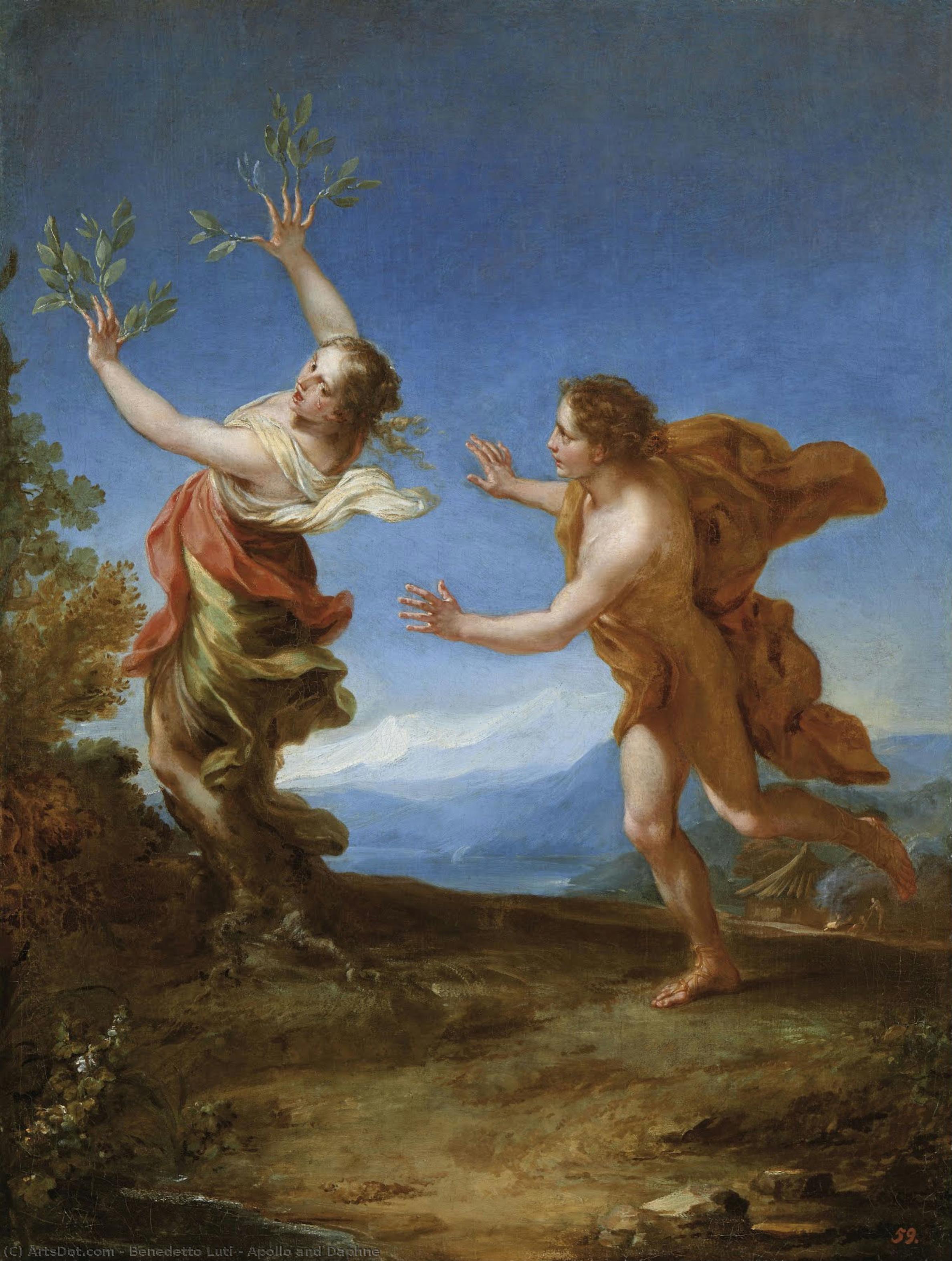 Apollo And Daphne — Бенедетто Лути