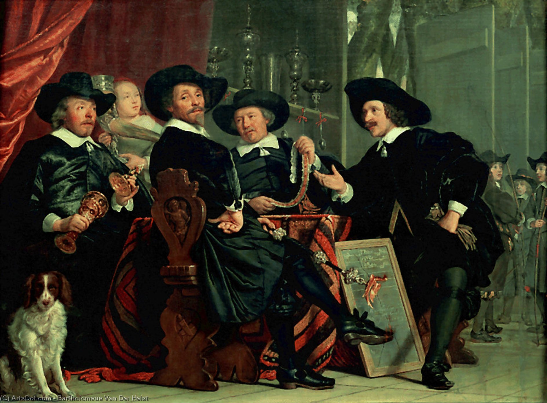 Officers Of The St-sebastian Militia At Amsterdam — Bartholomeus Van Der Helst