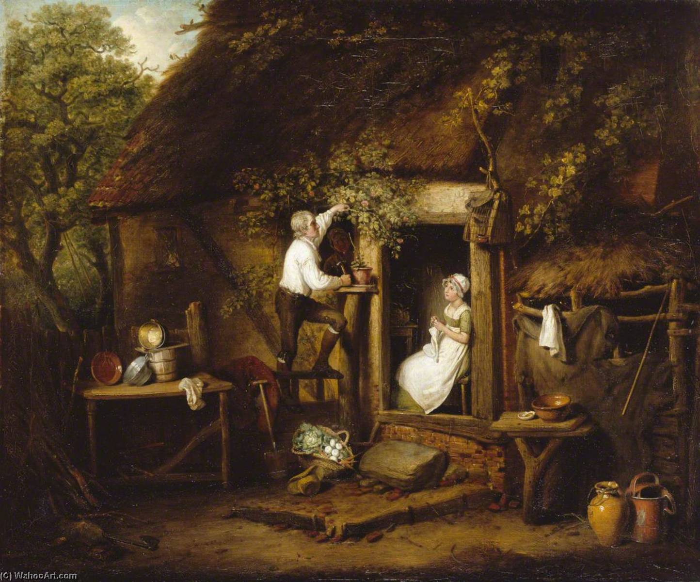 Cottagers — William Redmore Bigg