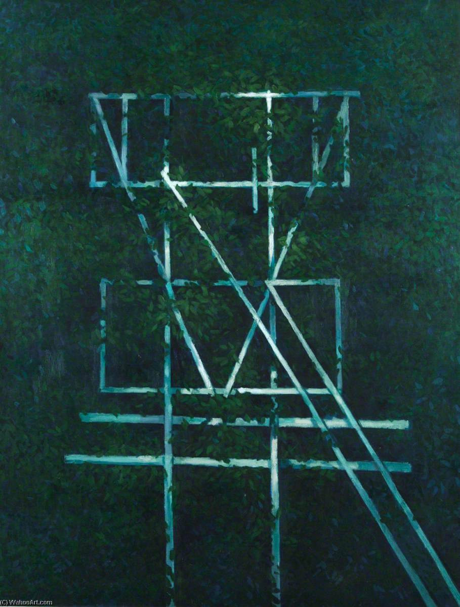 Dark Leaves And Grid — Alan Jefferson
