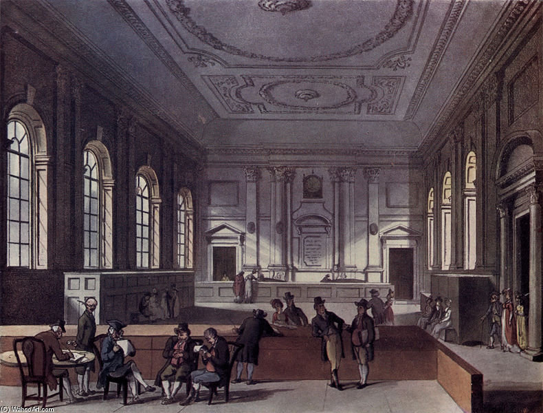 South Sea House, Dividend Hall — William Henry Pyne