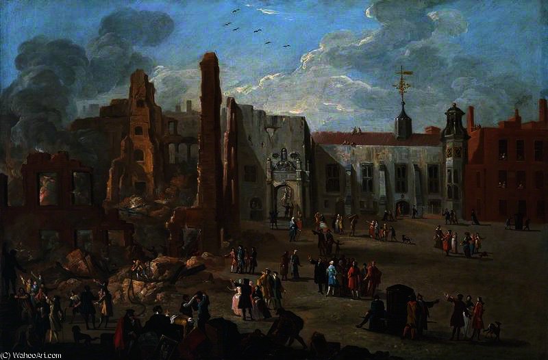 The Inner Temple After The Fire Of 4 January — Richard Wilson