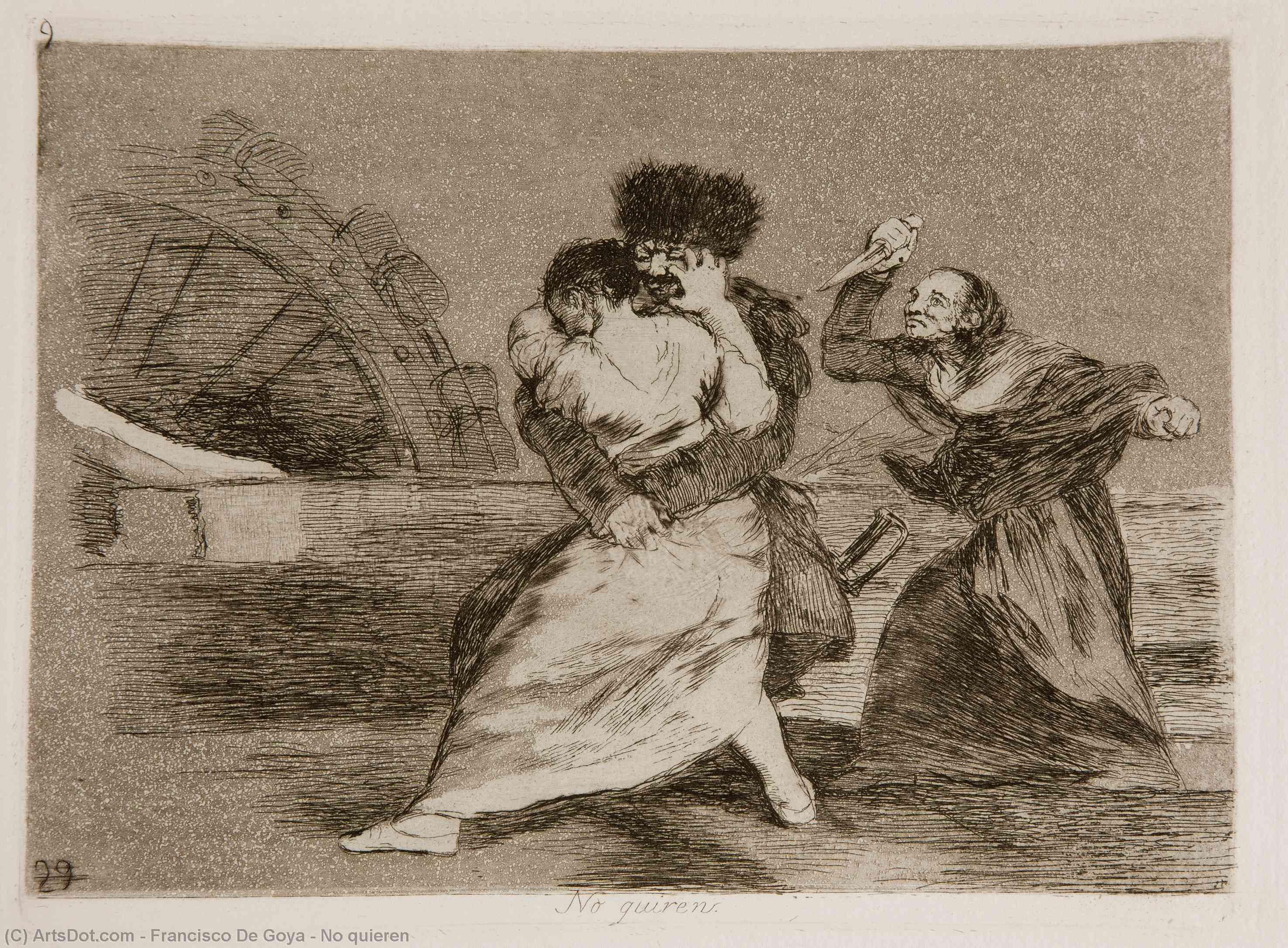 No Quieren — Francisco José De Goya Y Lucientes