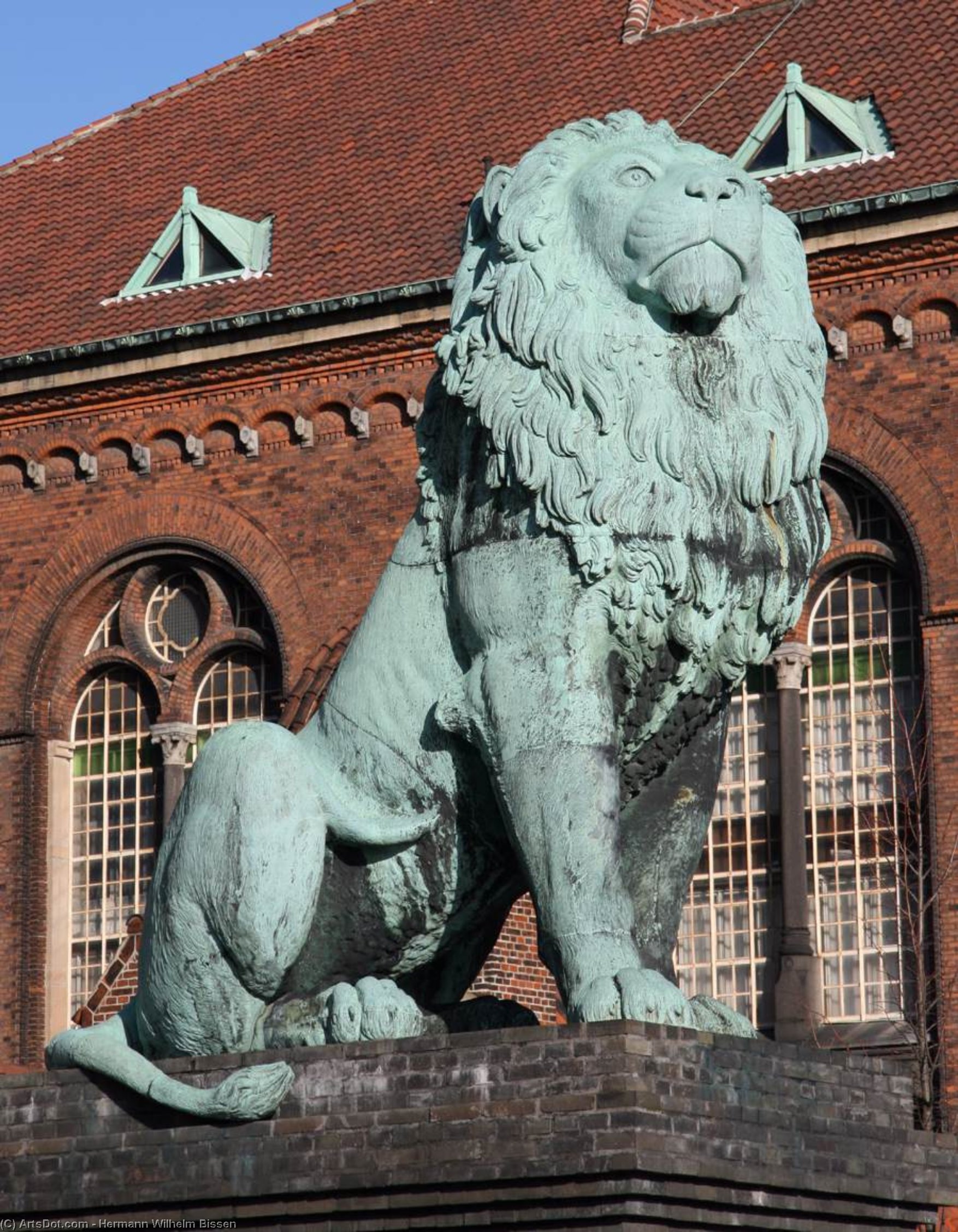 The The Isted Lion (istedløven) — Hermann Wilhelm Bissen
