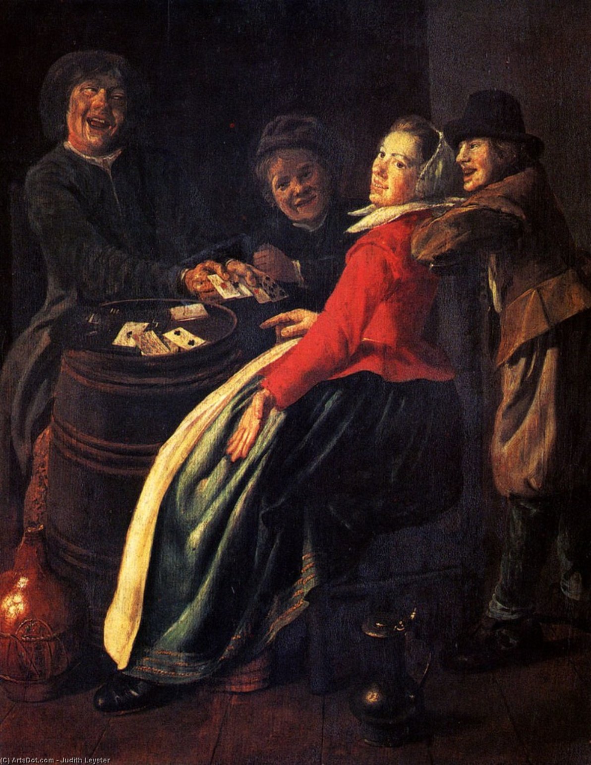 A Game Of Cards — Judith Jans Leyster