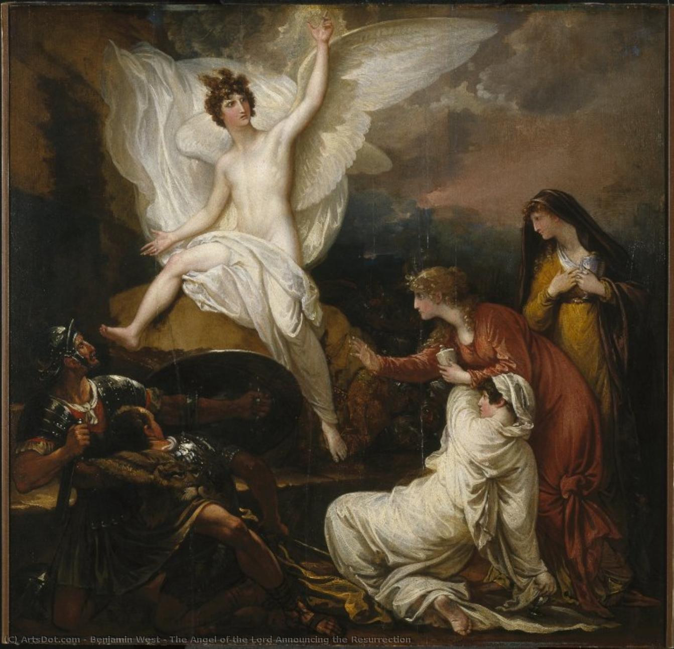 The Angel Of The Lord Announcing The Resurrection — Bendžamin Vest