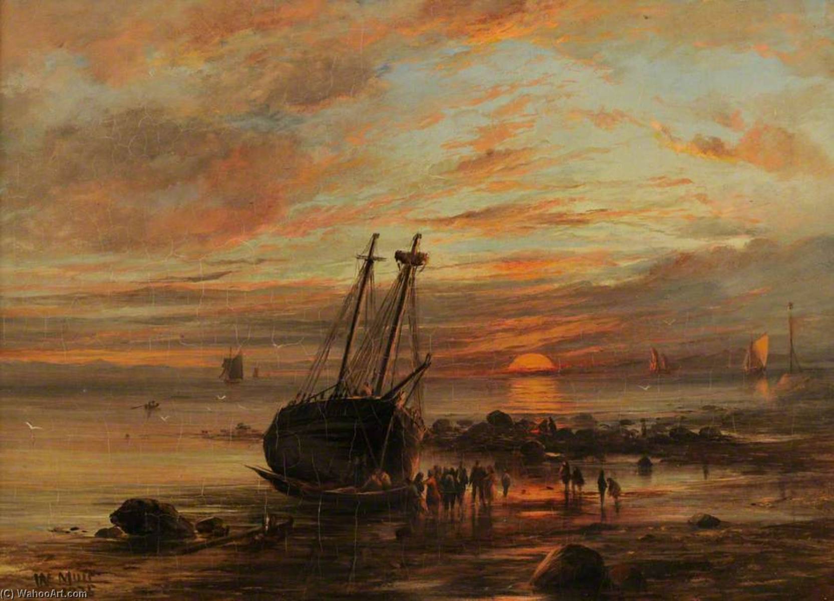Vessel Ashore — William Muir