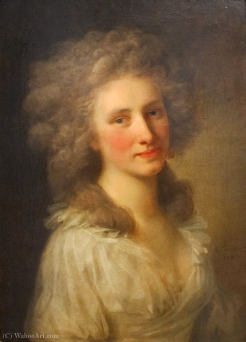 Portrait Of The Artist's Wife — Johann Friedrich August Tischbein