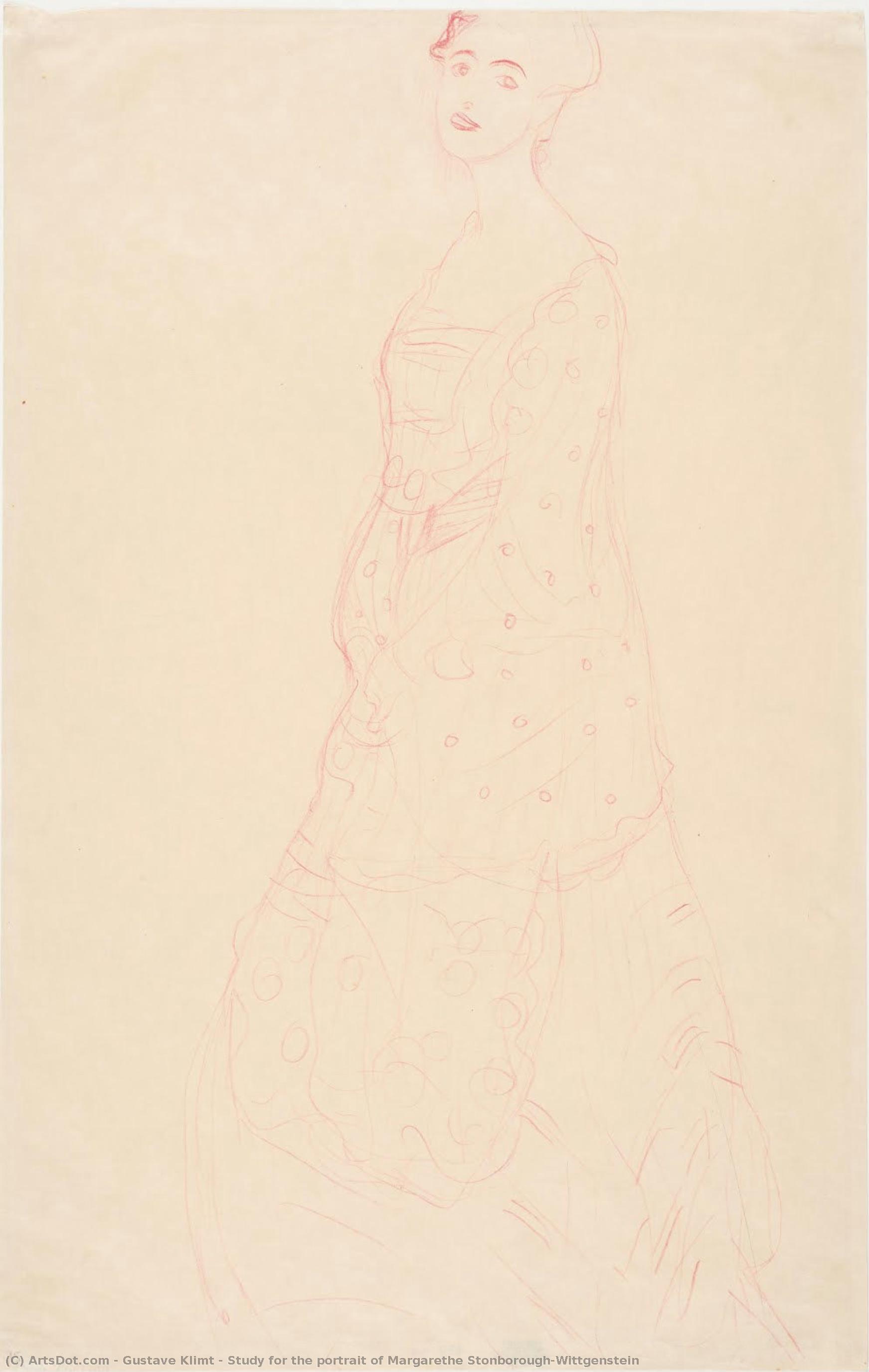 Estudio Para El Retrato De Margarethe Stonborough-wittgenstein — Gustav Klimt