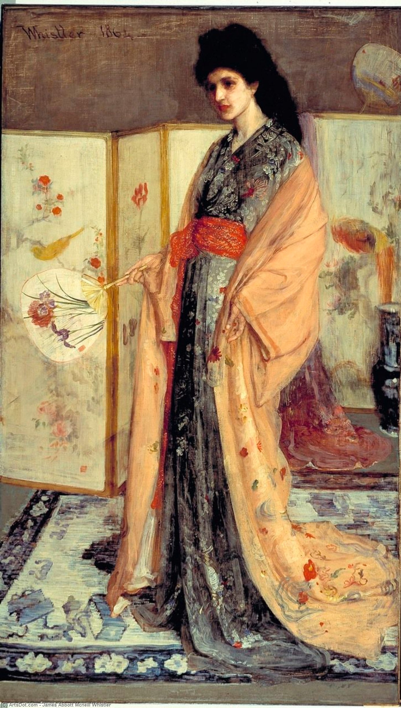La Princesse Du Pays De La Porcelaine — James Abbott Mcneill Whistler