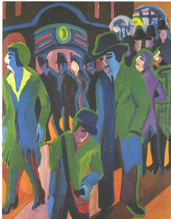 Street With Passangers — Ernst Ludwig Kirchner