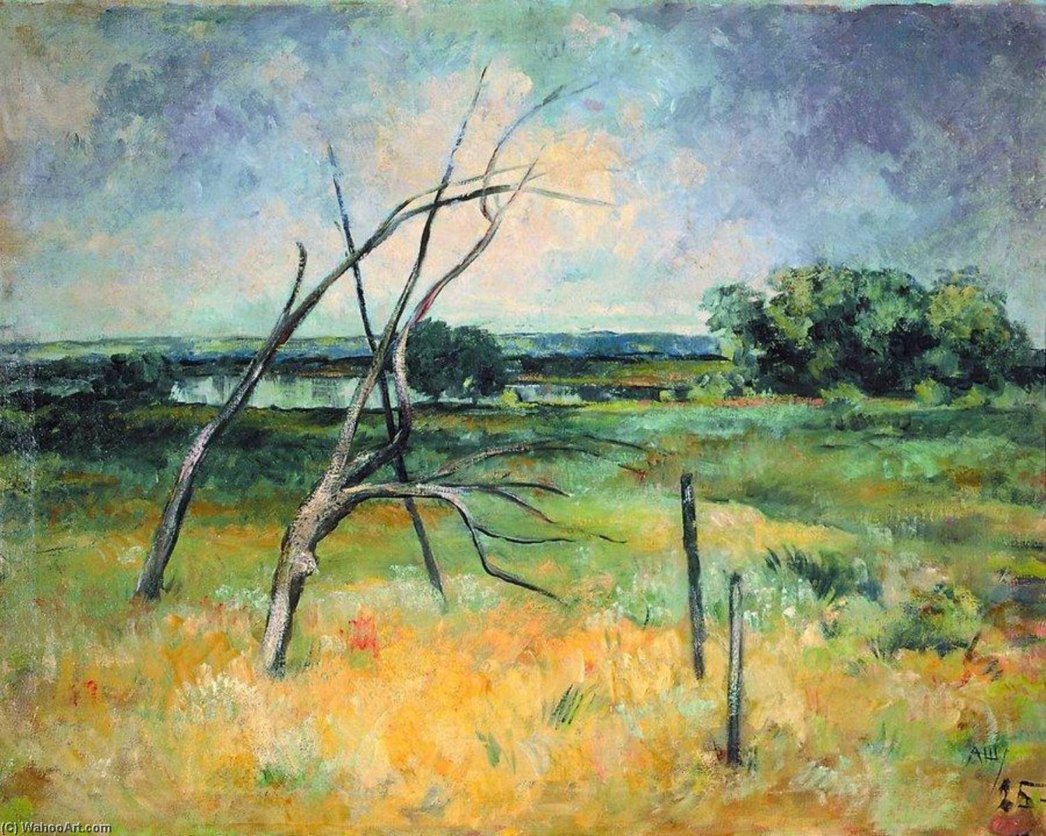 Landscape With A Dry Tree — Alexander Shevchenko