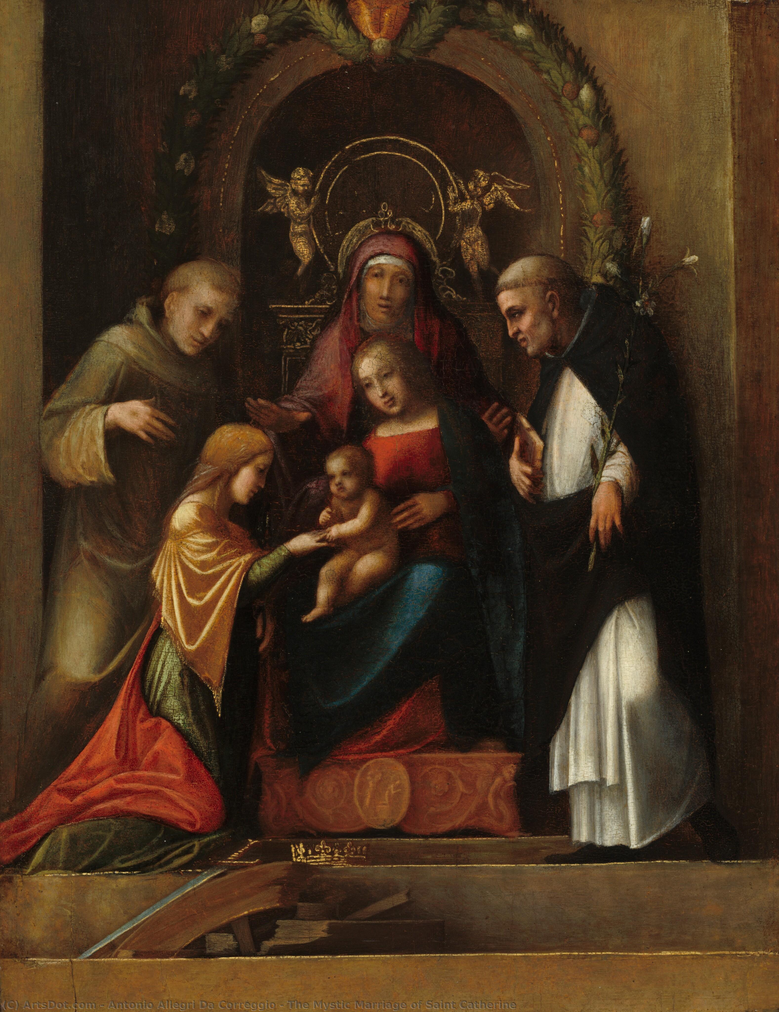 The Mystic Marriage Of Saint Catherine — Коређо