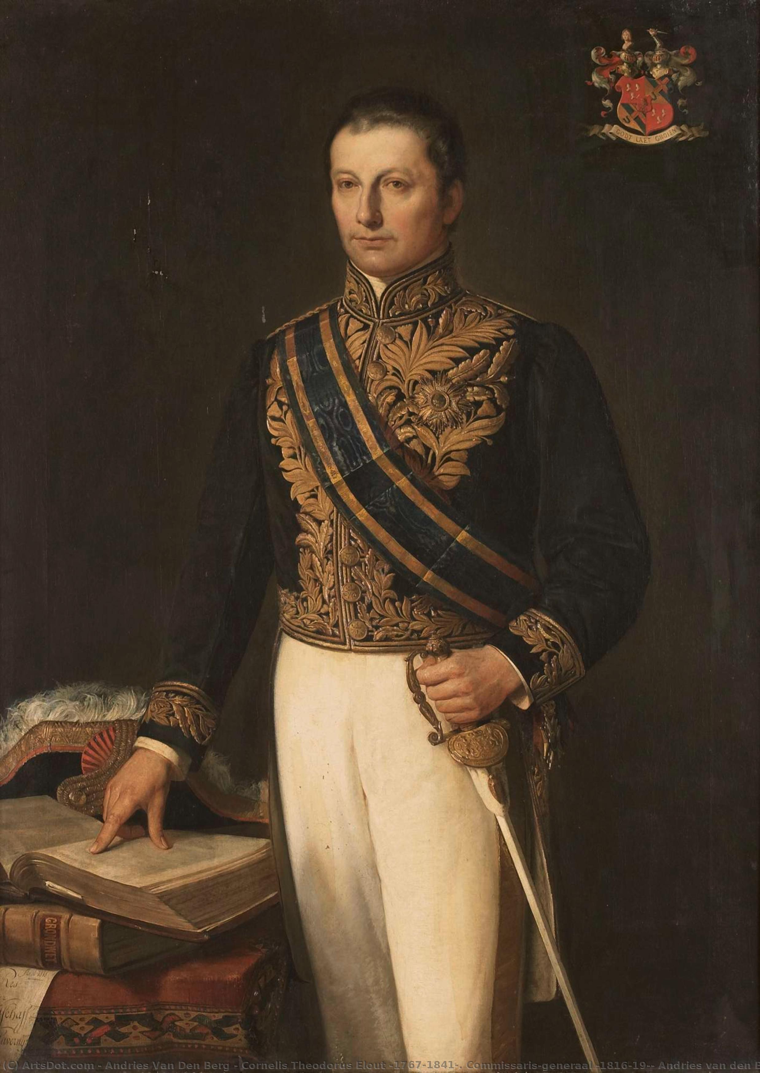 Cornelis Theodorus Elout (1767-1841). Commissaris-generaal (1816-19), Andries Van Den Berg, C. 1883 — Andries Van Den Berg