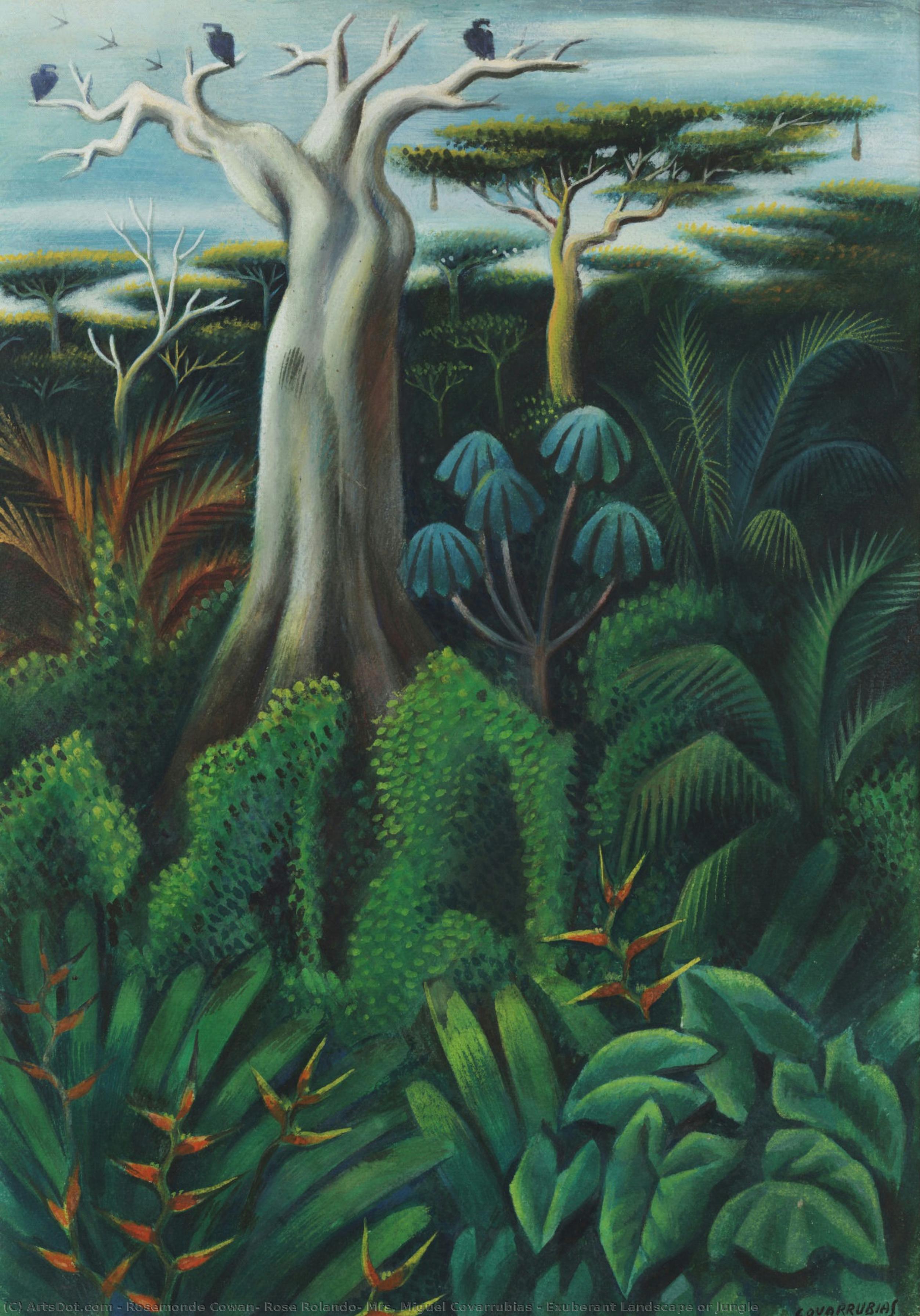 Exuberant Landscape Or Jungle — Rose Rolanda