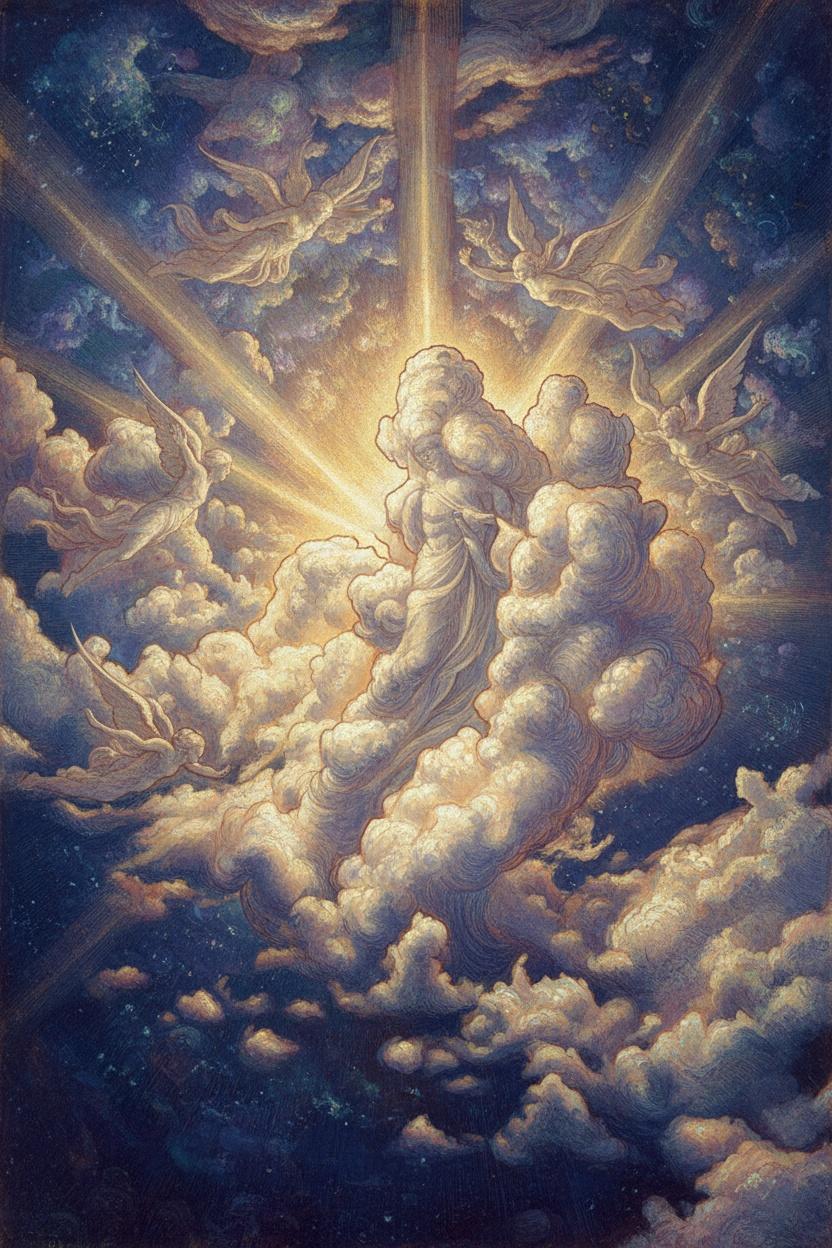 The Radiance Of Eternal Revelation: A Celestial Ascension — Jacques Villedieu
