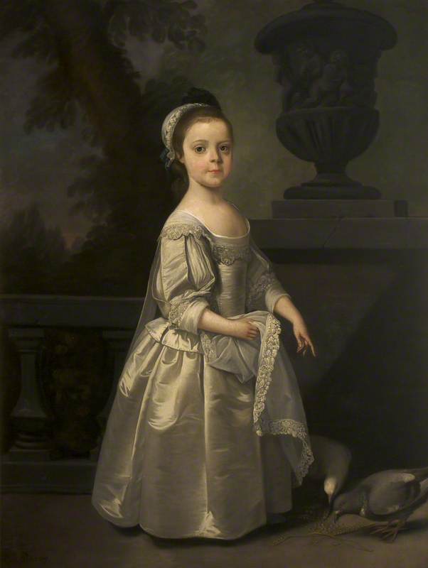 Reputedly Hester Egerton (1708–1780), Later Mrs William Tatton (really Frances Maria Fountayne, C.1751–1777, Later Mrs William Tatton Egerton , As A Child) — Henry Pickering