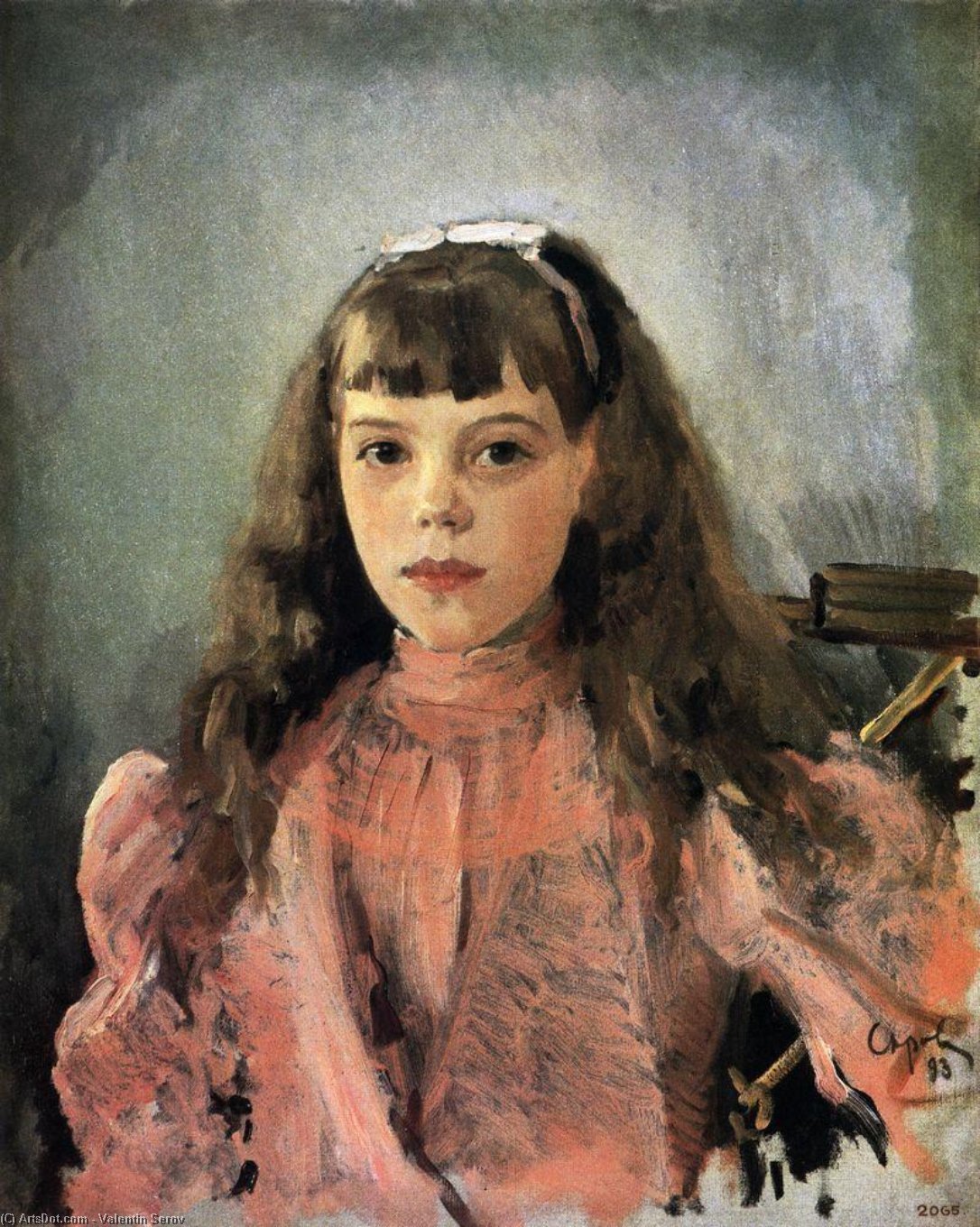 Portrait Of Grand Duchess Olga Alexandrovna — Valentin Alexandrovich Serov