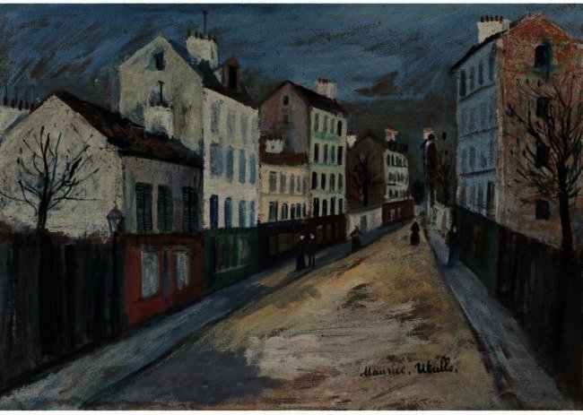 A Street In The Suburbs Of Paris — Maurice Utrillo