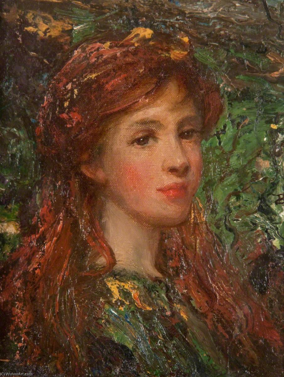 The Head Of A Girl — Robert Duddingstone Herdman