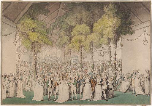Fete At Boodles Club, Ranelagh, In Honor Of George Iii — Thomas Rowlandson
