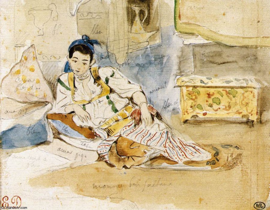 Mounay Ben Sultan — Эжен Делакруа