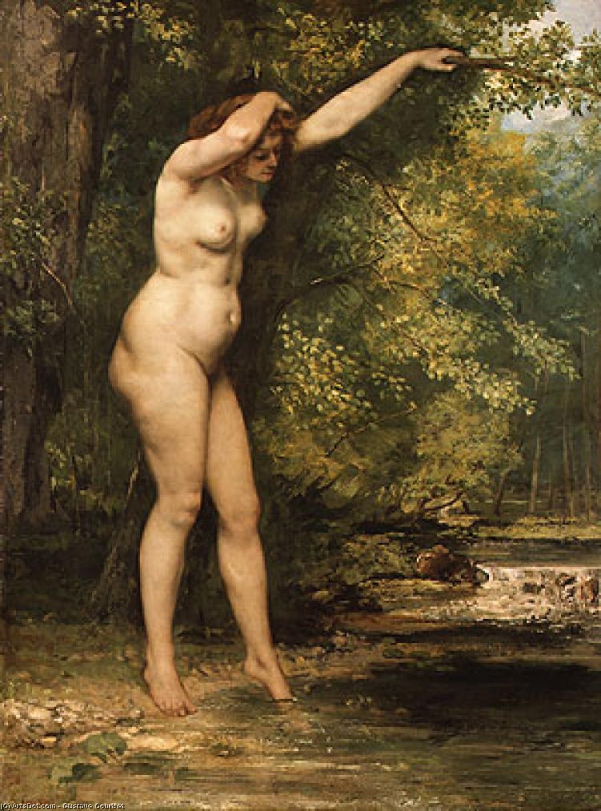 The Young Bather — Курбе