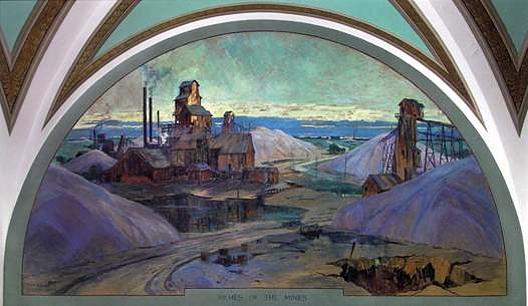 Riches Of The Mines, (painting) — Tom P Barnett
