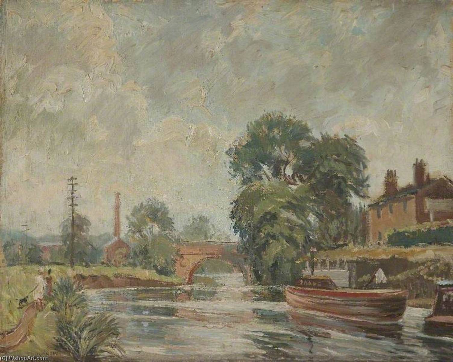 Canal Scene — Trevor Makinson