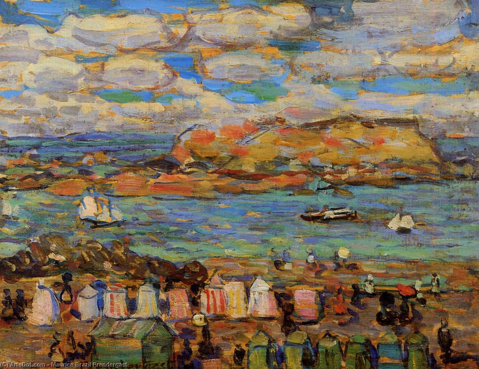 Study, St. Malo. No 11 — Maurice Brazil Prendergast