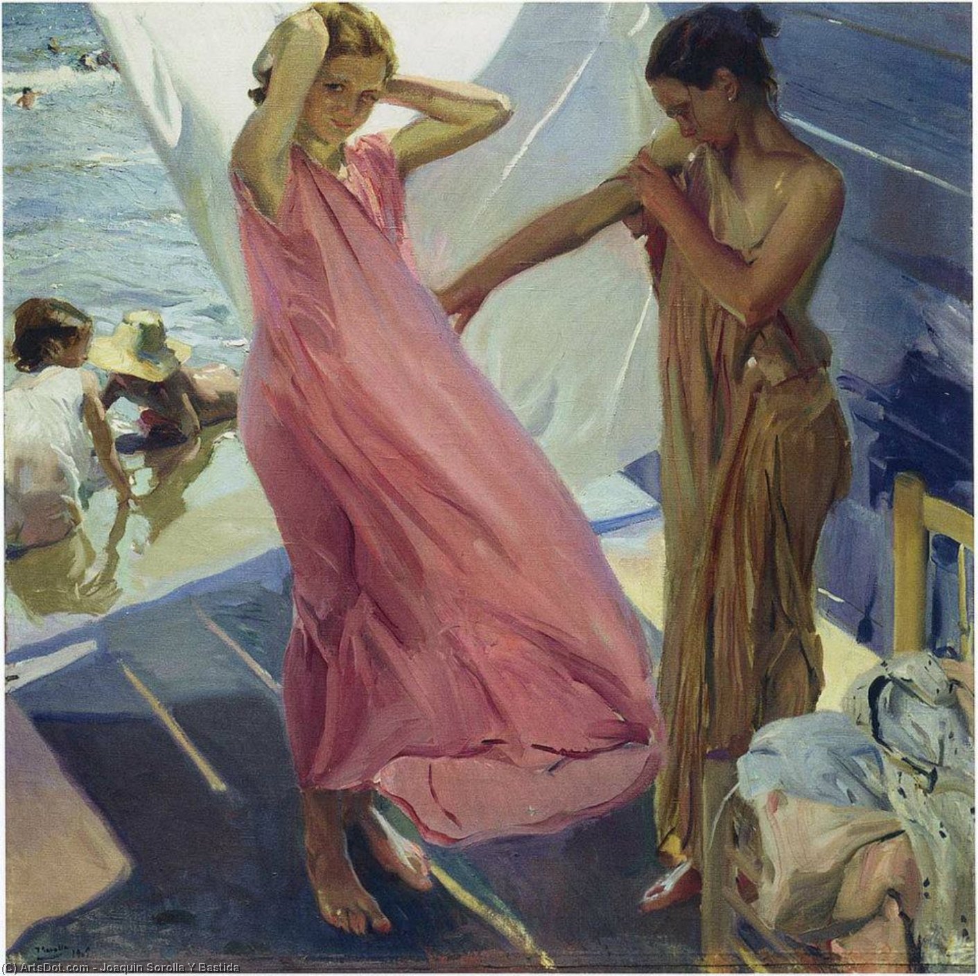 After The Bath, Valencia — Хоакин Соролла