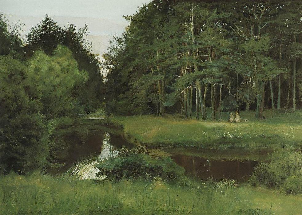 Twilight In The Old Park — Konstantin Andreevic Somov