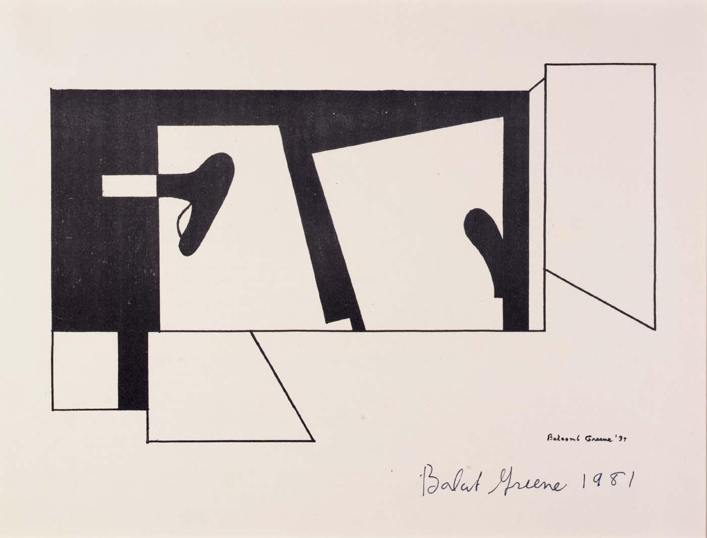 Untitled, From The American Abstract Artists Portfolio — Balcomb Greene
