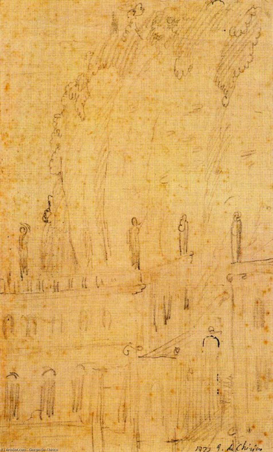 The Roman Villa — Giorgio De Chirico