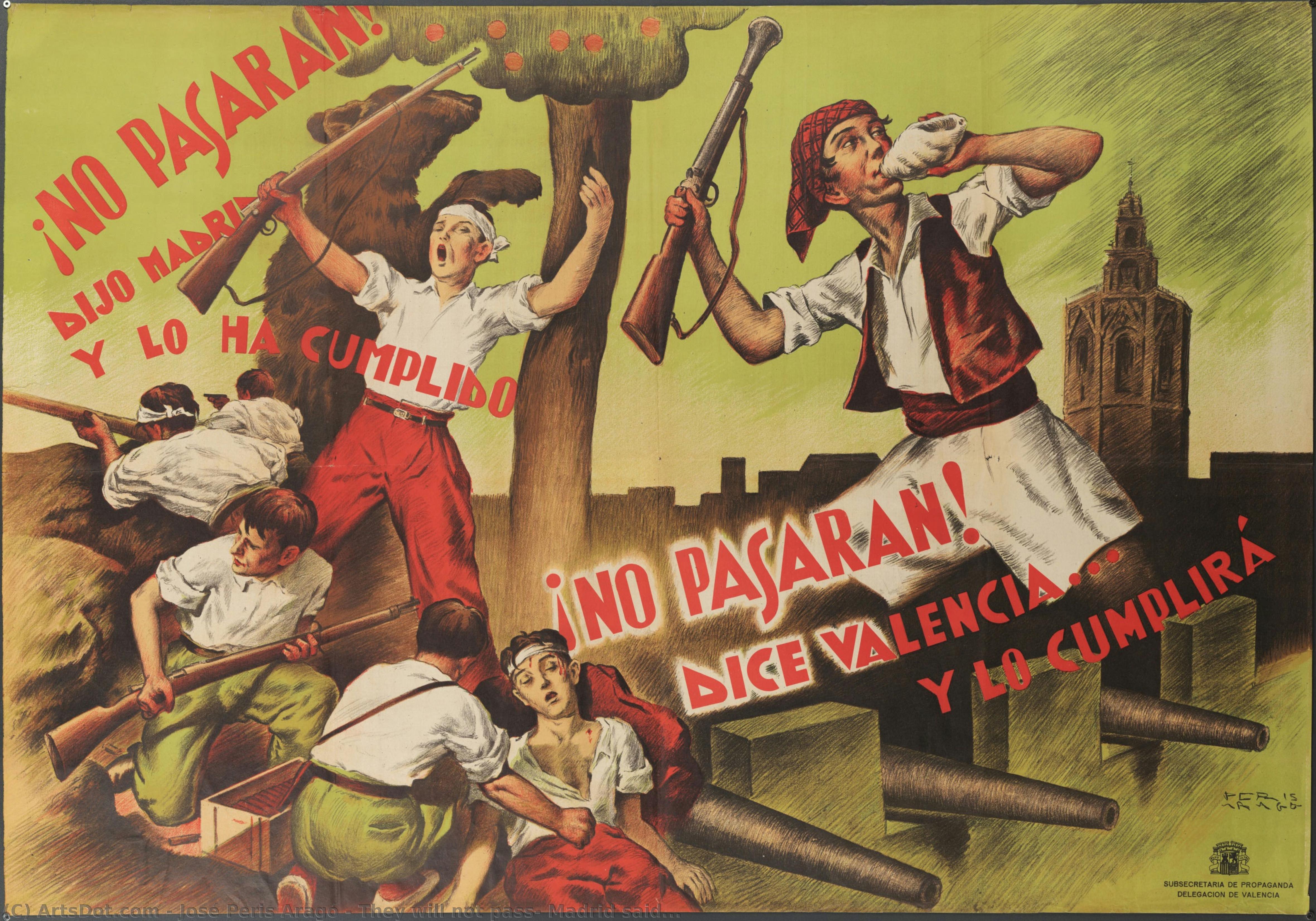 They Will Not Pass! Madrid Said — José Peris Aragó